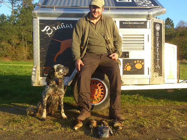SEXTO DIA DE BECADAS 8-12-12, UN DIA CAZANDO EN COMPAÑIA DE MI GRAN AMIGO PACO DA SERRA